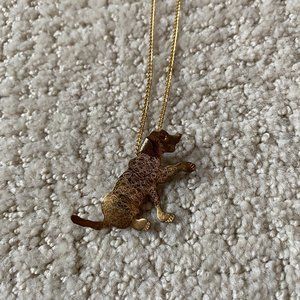 Gold Dog Necklace